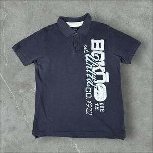 Ecko Unltd. Y2K Size Medium Embroidered Skater Grunge Rhino Polo T-Shirt